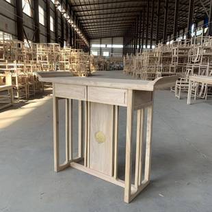 北榆木玄关桌柜条案玄关台供桌端景台实木新中式简约靠墙工厂