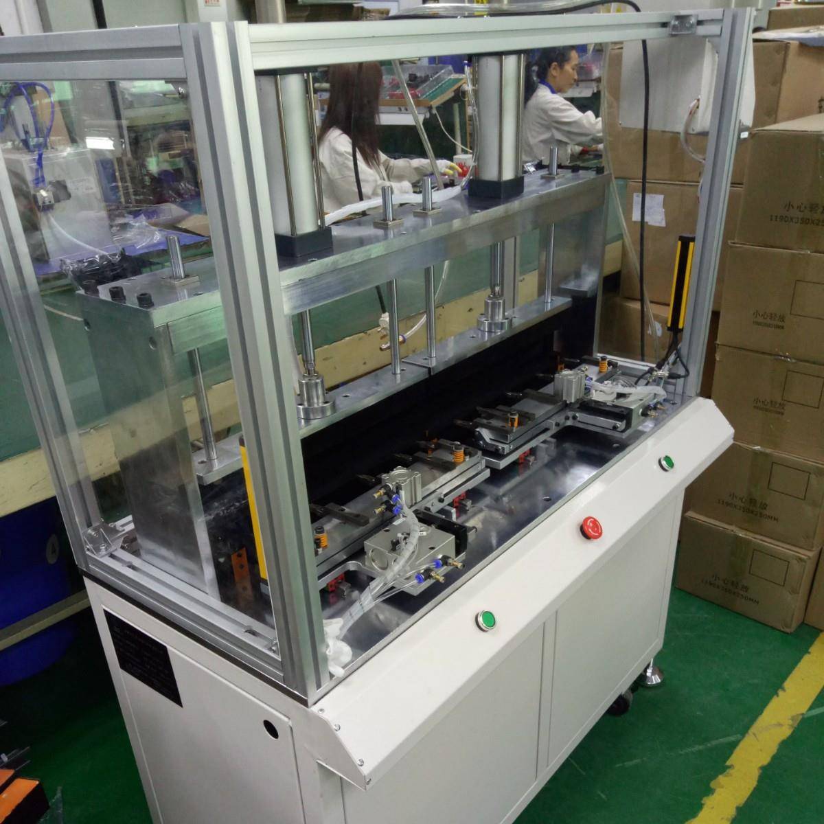 全自动成型弯脚机 翻边机 音箱铁网组装折脚机 不锈钢弯脚治具