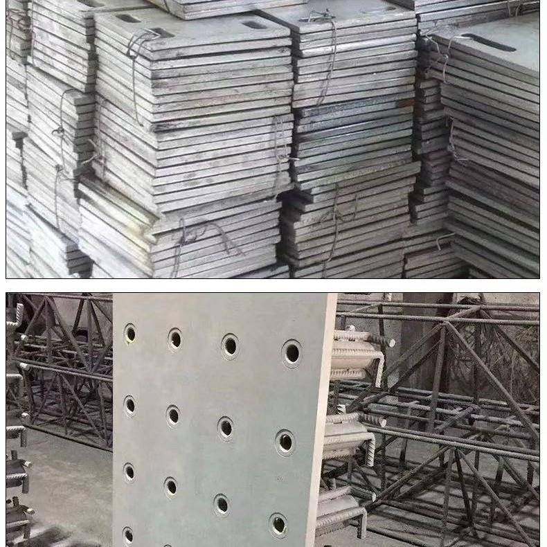 Q355B钢板切割折边 电焊数控激光切割预埋件小块板加工 定位钢板