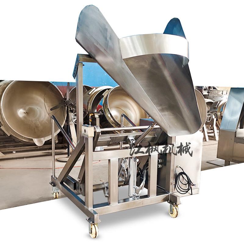 液压上料机 滚揉机配自动入料机 304不锈钢料斗车提升机