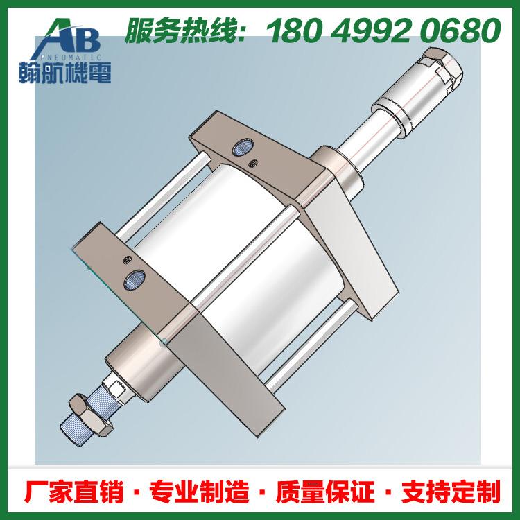 上海厂家 大可调气缸 出口欧洲烫金机 双轴可调行程气缸油缸