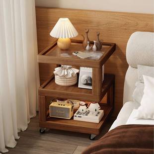 网红创意床头柜可移动简约家用置物架出租房用小边几多功能收纳柜