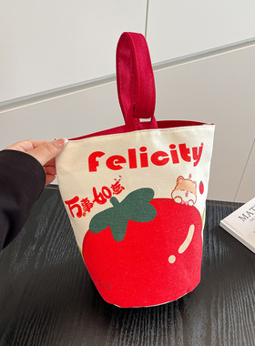 圣诞礼物袋平安夜苹果礼盒送公司员工礼物伴手礼品袋圣诞节包装盒