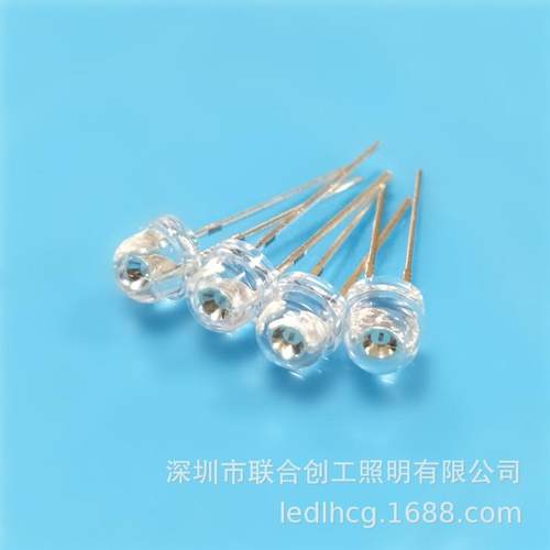 5mm草帽红光灯珠绿光灯珠蓝光灯珠黄光f5草帽红灯绿灯蓝灯黄灯