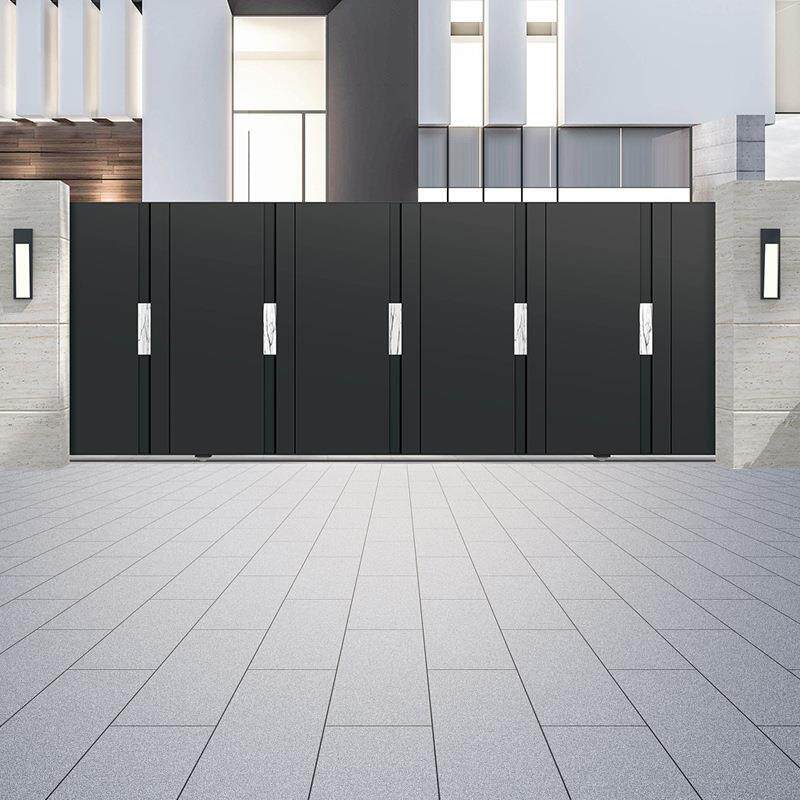 别墅大门农村庭院门户外金属中式设计密码电动自建房围墙入户大门