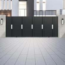 别墅大门农村庭院门户外金属中式设计密码电动自建房围墙入户大门