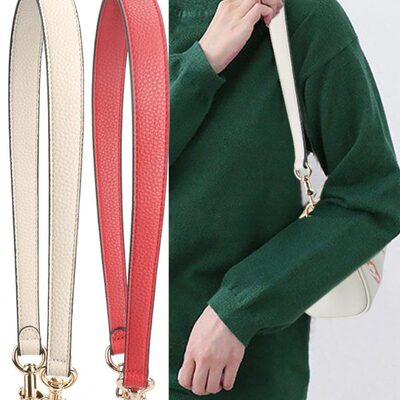 腋下包带pu手提细带子替换女包肩短配件mk手挽带短肩带荔枝纹潮