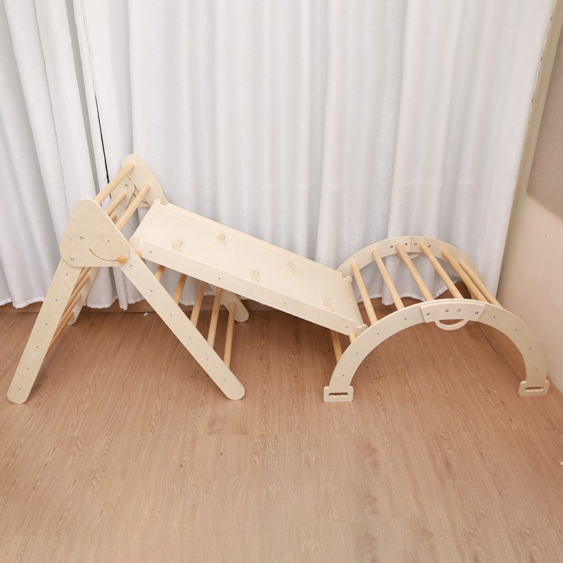 儿童攀爬架木质儿童感统训练器材室内幼儿体能拓展U训练幼儿园玩