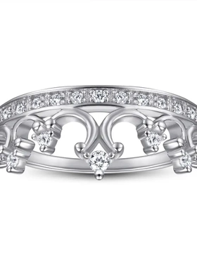 爆款925纯银创意戒指女欧美锆石戒指饰品支持