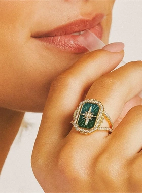 热卖波西米亚风滴油戒指 塔罗牌戒指