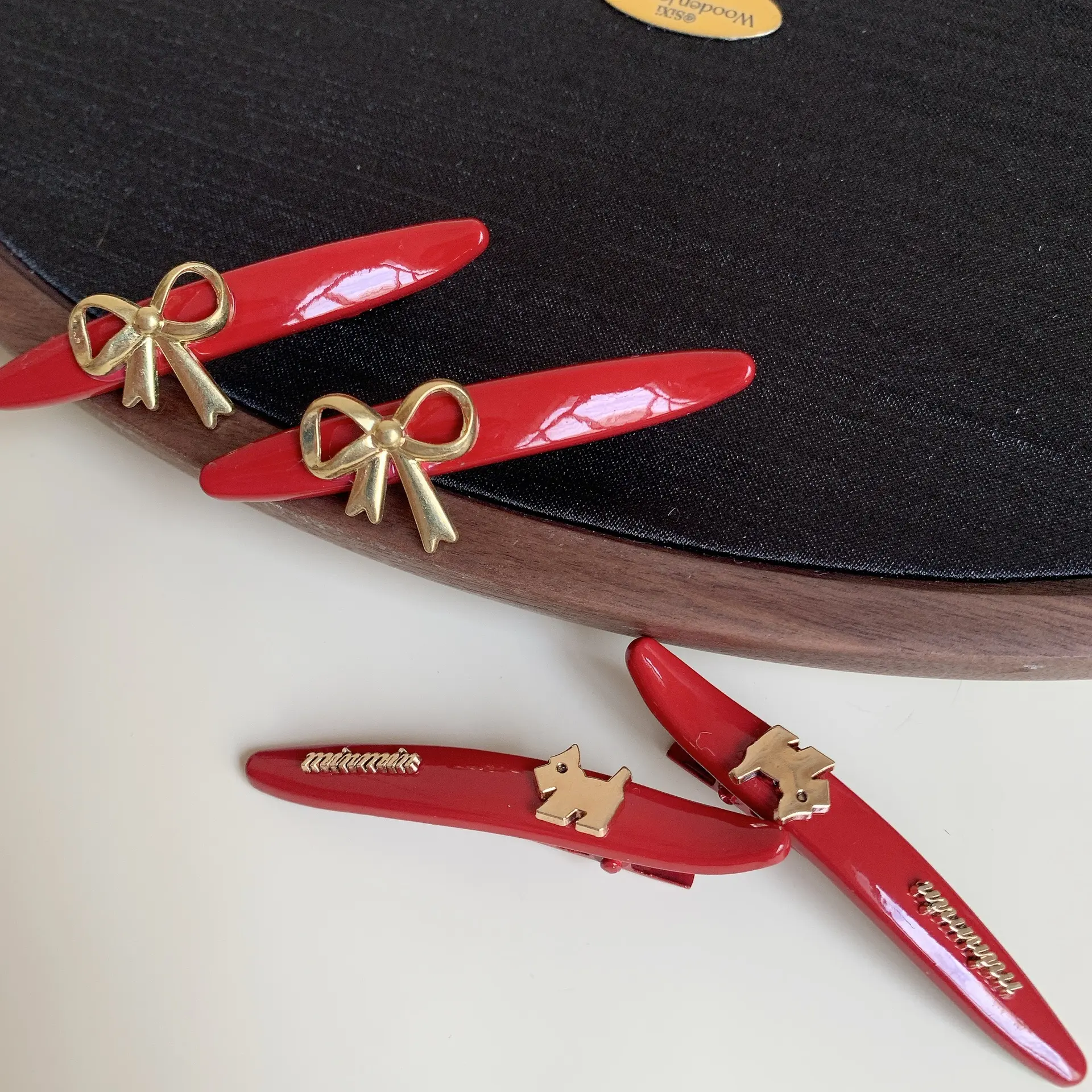 新款韩版珍珠结鸭嘴夹发夹 ins网红前额碎发刘海夹潮流发饰女