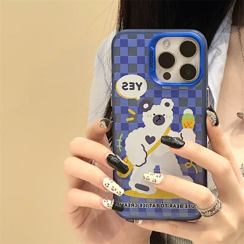 知泰13卡通14iphone适用16/14promax磨砂镭射壳12pro