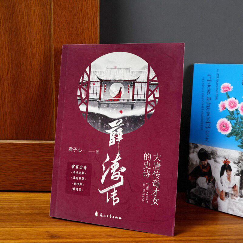 正版图书《薛涛传：大唐传奇才女的史诗》 大唐女校书薛涛传记 一代才女诗词人生 薛涛诗笺双绝才情人生 女性历史人物传奇故事书籍