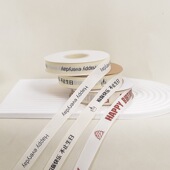 网红文字款 盒打包彩带花束绑带扎带 螺纹蛋糕丝带in生日礼物包装