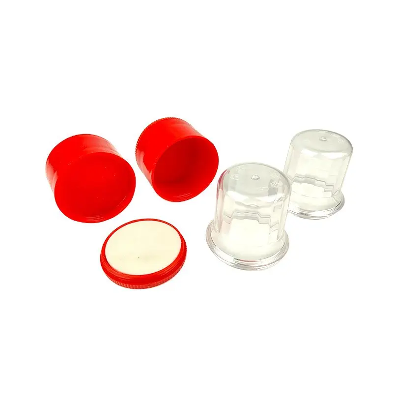 0248 透明盒 圆形印盒子 图盒 印鉴盒 空白台 单枚