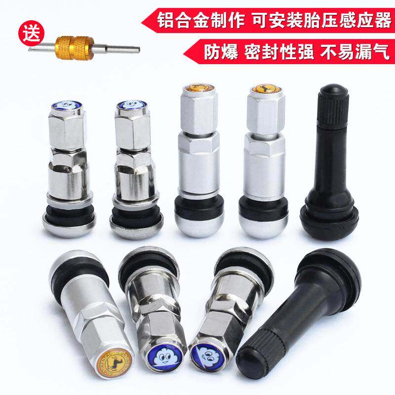 汽车轮胎真空嘴 铝合金不锈钢防爆汽门嘴汽车轮胎小车通用加气嘴