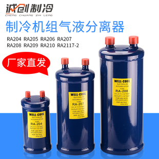 厂家冷库空调制冷机组压缩机高压气液分离器回油通用工业RA配件