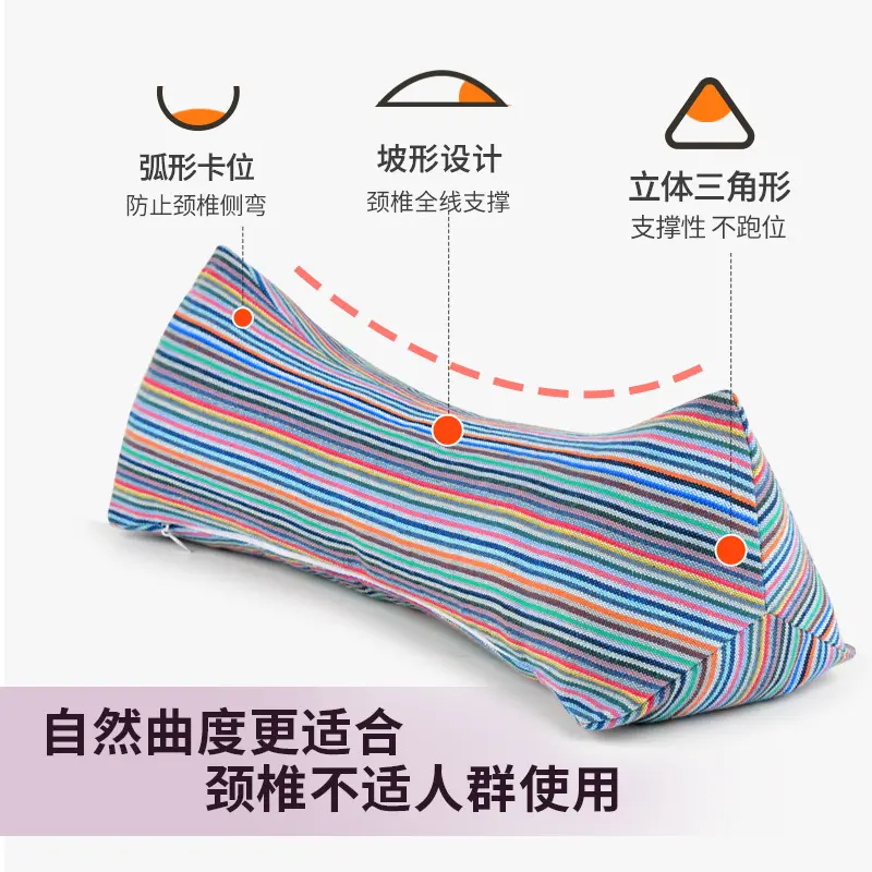 爆款荞麦壳全棉护颈椎枕家用成人腰靠枕午睡枕荞麦枕头枕
