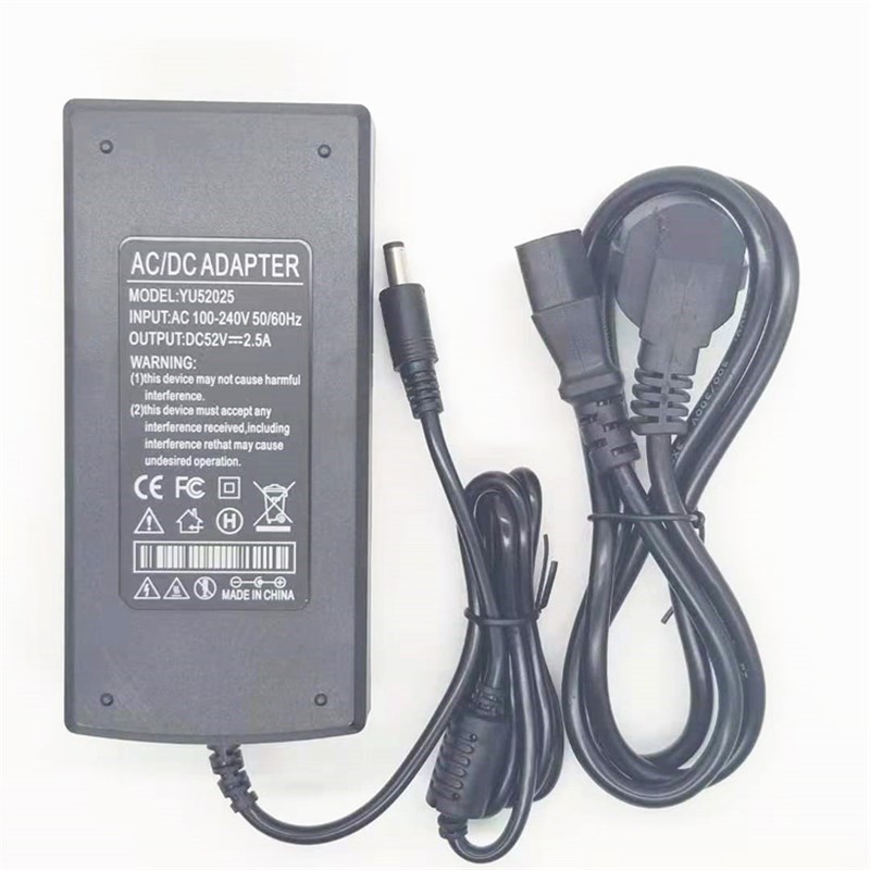 开关电源配接器GQ150-510250-E1 51V2.5A 52V3APOE交换机充电线