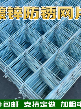 镀锌铁丝网片电焊钢筋建筑地暖网格养殖笼子狗笼底网防护围栏钢丝