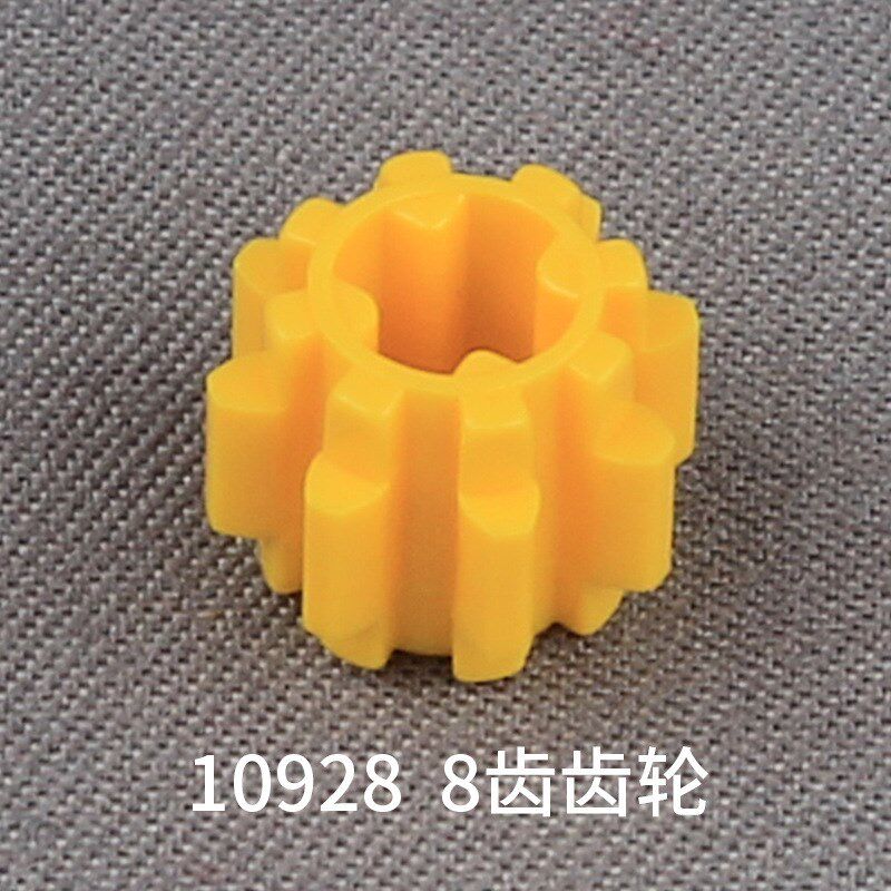 卡搭科技积木 10928 11955 8齿齿轮 深灰6012451 红6036545