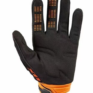 2024现货新款 FOX可触屏条纹骑行越野摩托车骑行耐磨长指手 LOHAS