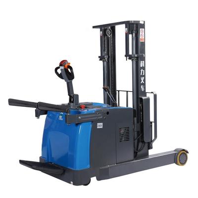 科力厂家KLR-E轻型托盘搬运车电动站驾前移式电动叉车小型堆垛机