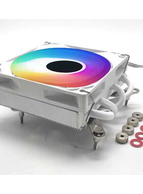 冰深4热管超薄下压吹温控静音1700CPU散热器AMDITX一体机风扇115X