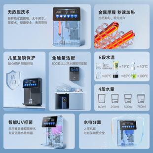 冷热型线管饮水机直饮机净水器管线机套装 GOOTHO管线机家用壁挂式