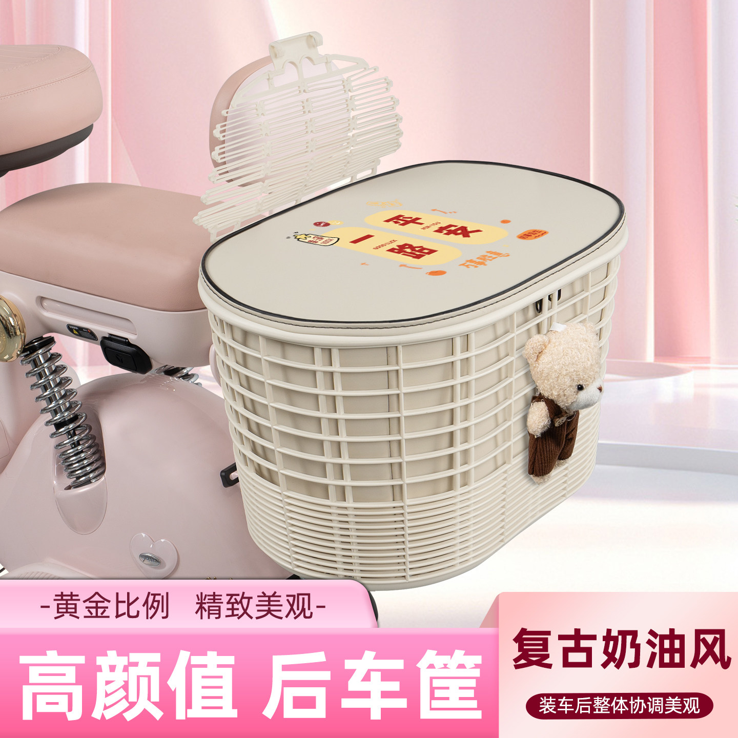电瓶电动车专用后置车筐