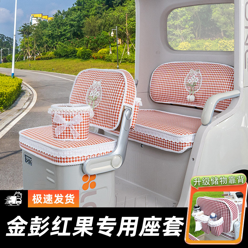 适用金彭红果/pro三轮车座套脚垫