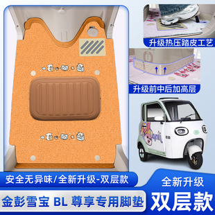 金彭鹏雪宝BL尊享电动三轮车脚垫JP1000DZK-4F脚踏垫装饰改造配件