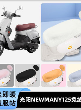 适用光阳NewMany125电瓶电动车冬座套坐垫套座位防水防晒装饰配件