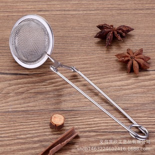 创意茶渣过滤器漏勺网漏不锈钢茶球茶隔网状茶球滤茶器泡茶器