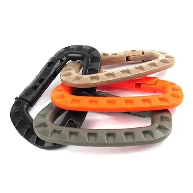 户外登山野营用品 攀岩探险轻便式背包挂扣尼龙登山挂扣可印logo