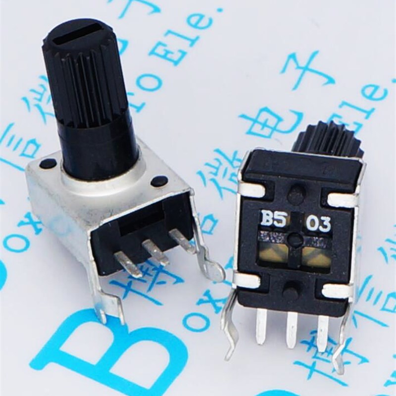 RV09型电位器 50K 欧式弯脚 B503 WH09  可调电阻 卧式B50K 0932