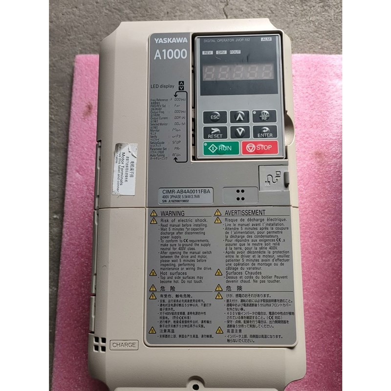 议价安川A1000变频器CIMR-AB4A0011FBA,5.5
