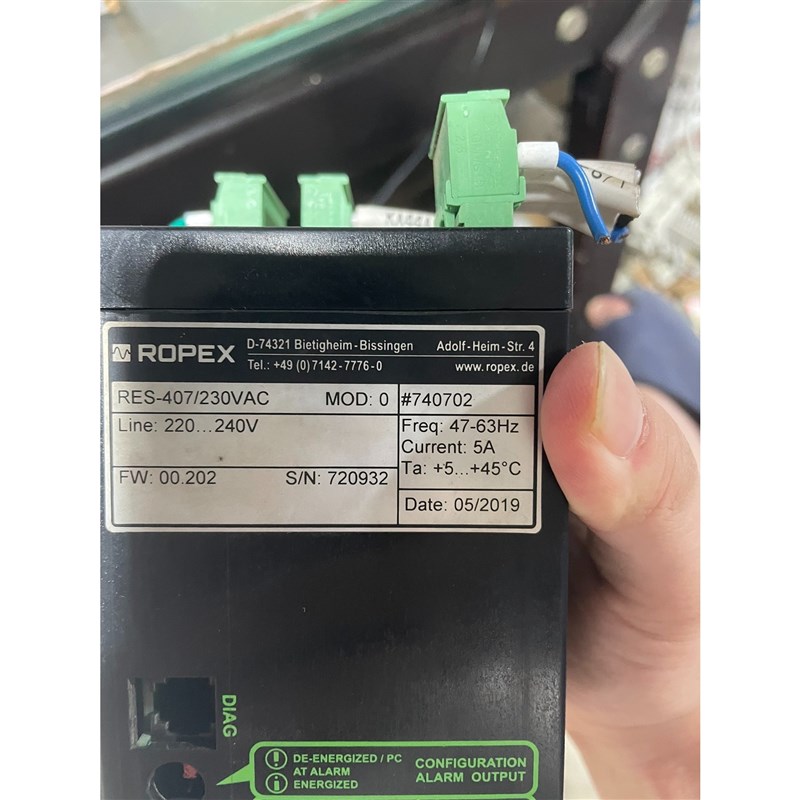 议价ROPEX传感器,RES-407/230VAC 740702