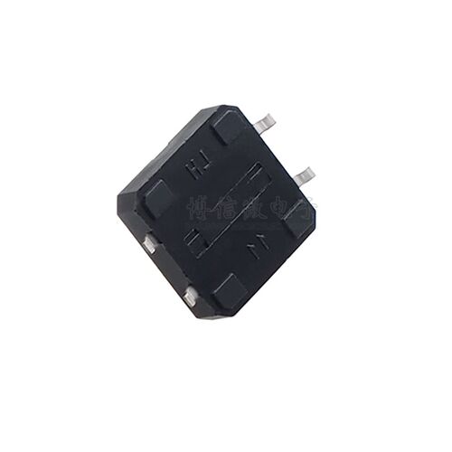 贴片 12*12*7.3 方头 贴片 B3F-4055 黑头黄头  铜脚轻触开关