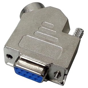 直销 DSUB斜45度出线锌合金外壳 9 15 25 37 50P金属壳 RS232串口