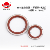 组合垫圈 适用于BSP 不锈钢氟橡胶 英制螺纹