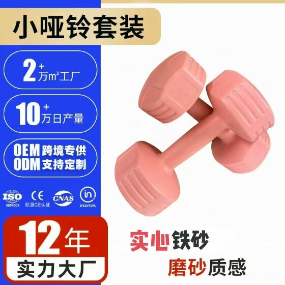 家用哑铃壶铃套装练臂瑜伽