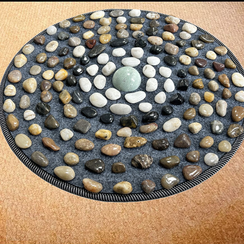 鹅卵石足底穴位指压按摩垫