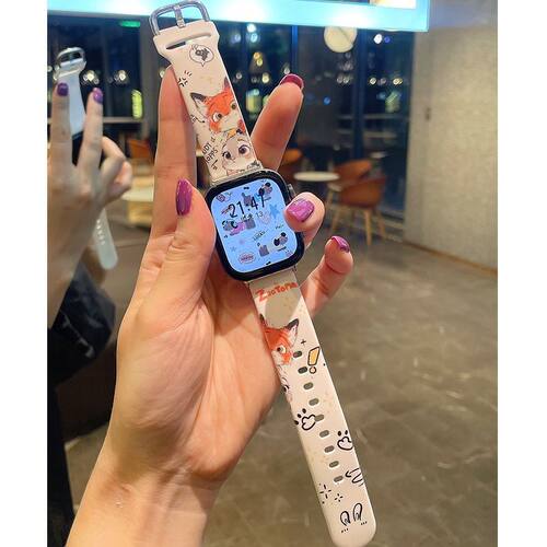 适用于苹果iwatch11SE3手表腕带applewatch9s8可爱Ultra2s10表带7