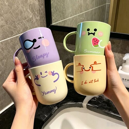 漱口杯加厚可爱卡通洗漱杯套装