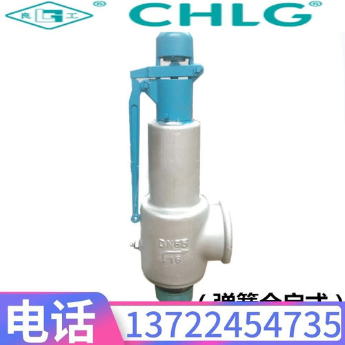 中国良固阀门A28H-16C铸钢WCB外螺纹弹簧全启式安全阀DN15-DN80