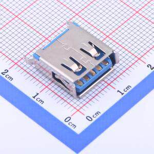 KH-3.0AF180WJ-13.7 USB连接器 Type-A 母座 直插