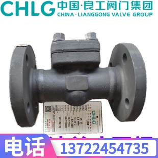 中国良工H41Y-16/25/40/64/100I锻铬钼钢法兰升降式止回阀DN15-32