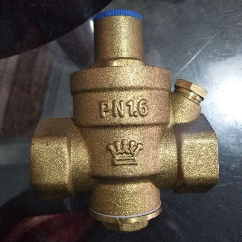 浙江皇冠阀门Y13X-16T黄铜丝扣减压阀DN15-65净水机可调式减压阀