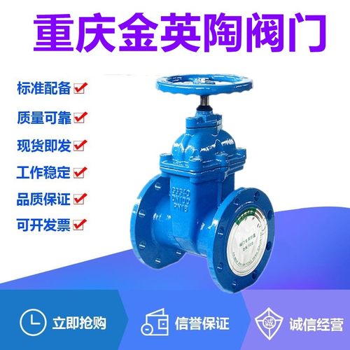 金英陶阀门Z45X-10/16铸铁法兰软密封闸阀DN40-900弹性座封水开关